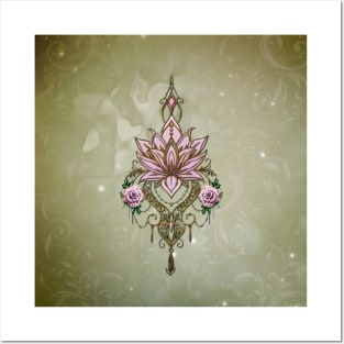 Beautiful lotus blossom Posters and Art